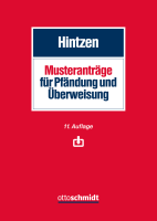 Abbildung: Musteranträge für Pfändung und Überweisung