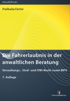 Abbildung: Die Fahrerlaubnis in der anwaltlichen Beratung