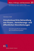 Umsatzsteuerrechtliche Behandlung von Finanz-, Versicherungs- und öffentlichen Dienstleistungen