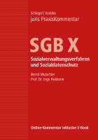 Abbildung: juris PraxisKommentar SGB X - Sozialverwaltungsverfahren und Sozialdatenschutz 