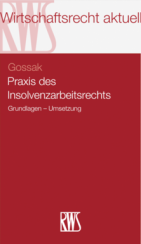Abbildung: Praxis des Insolvenzarbeitsrechts Abbildung: Praxis des Insolvenzarbeitsrechts