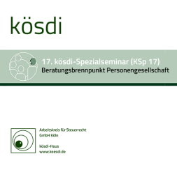Abbildung: KSp 17 - Beratungsbrennpunkt Personengesellschaft