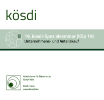 Abbildung: KSp 19 - Unternehmens- und Anteilskauf